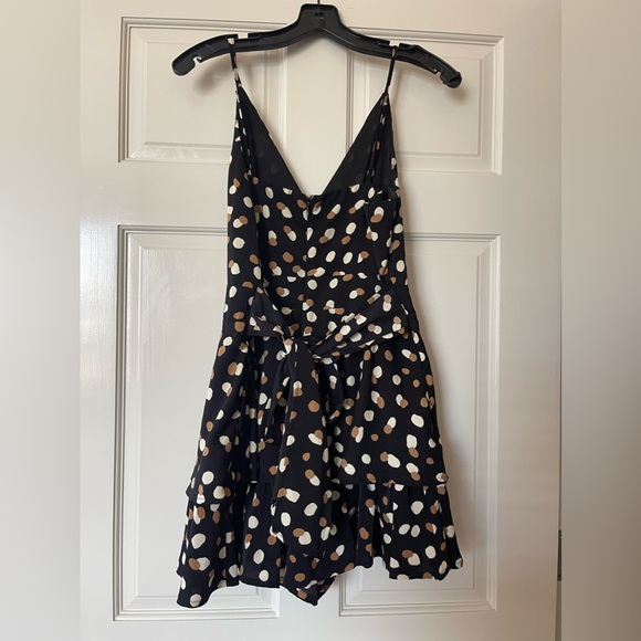 how very loved/lizard thicket polka dot romper- size M - Picture 3 of 4